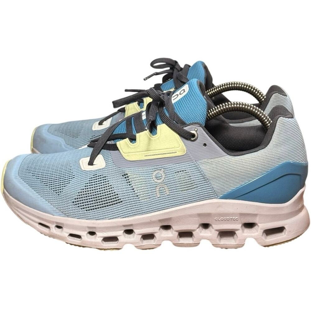 On Running Cloudstratus 2 Womens Size 10 Chambray Lavender Blue Shoes 39.98658